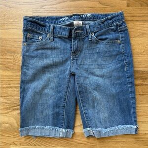 Mossimo Bermuda Jean Shorts Size 5